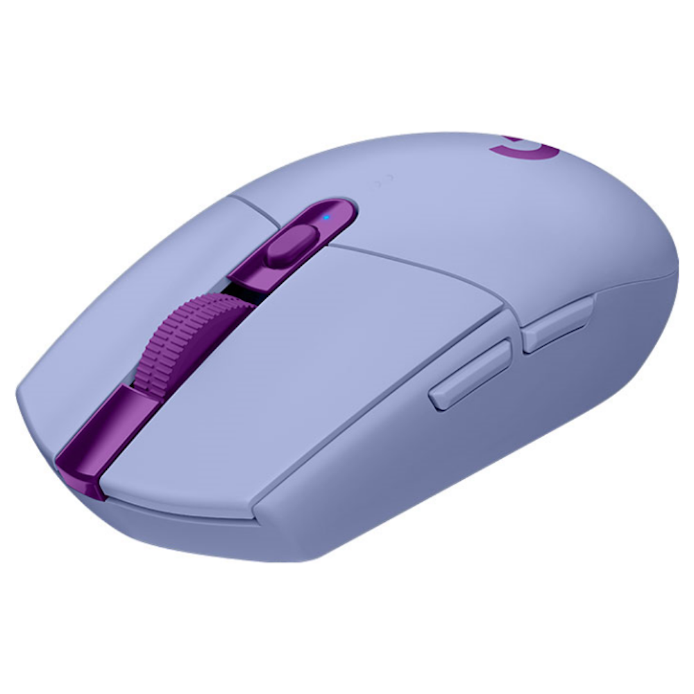 A large main feature product image of Logitech G305 LIGHTSPEED Wireless Optical Gaming Mouse - Lilac