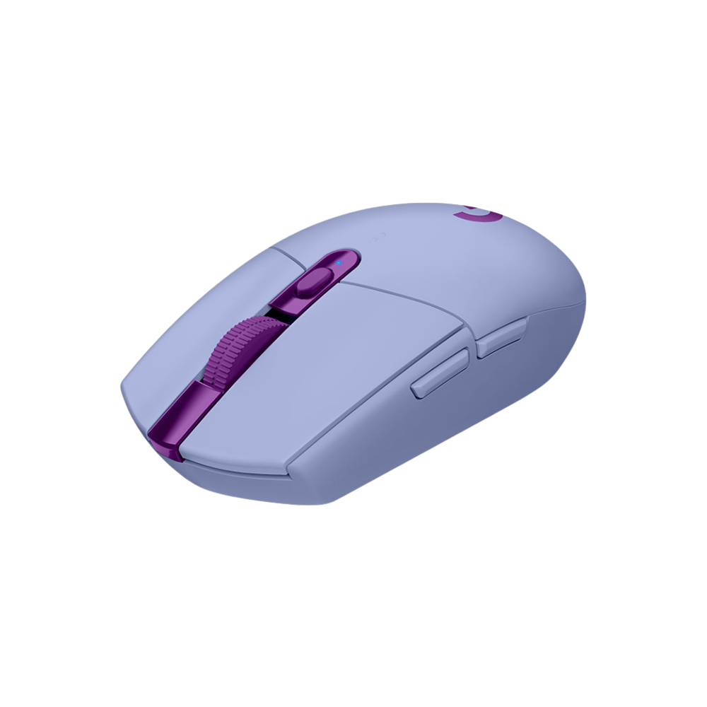 A large main feature product image of Logitech G305 LIGHTSPEED Wireless Optical Gaming Mouse - Lilac