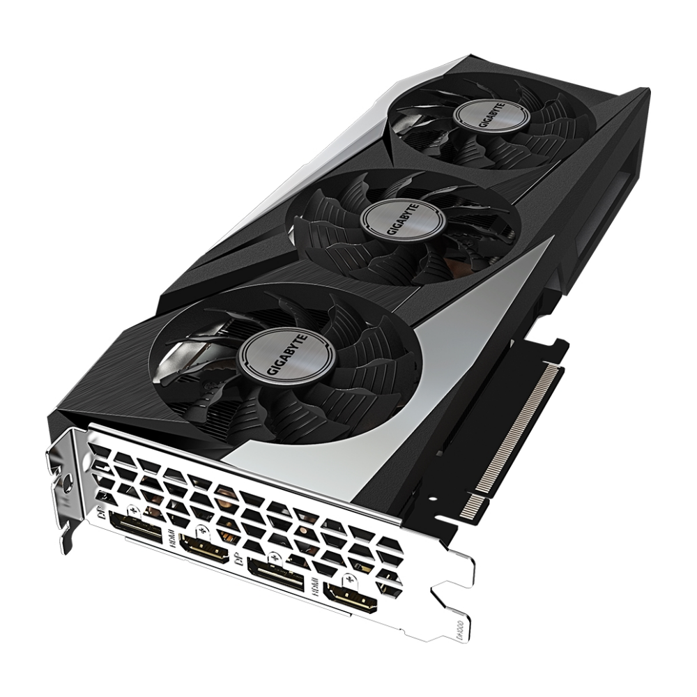 A large main feature product image of Gigabyte GeForce RTX 3060 Gaming OC LHR 12GB GDDR6