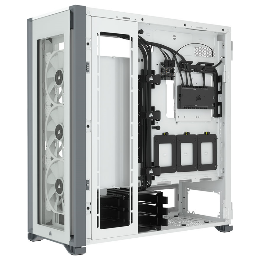 A large main feature product image of Corsair iCUE 7000X - Full Tower Case (White)