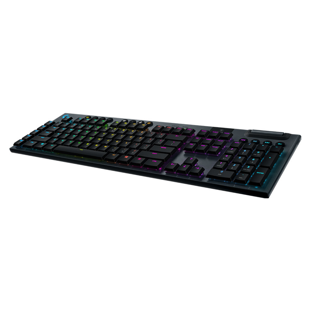 A large main feature product image of Logitech G915 LIGHTSPEED RGB Wireless Mechanical Keyboard GL Linear