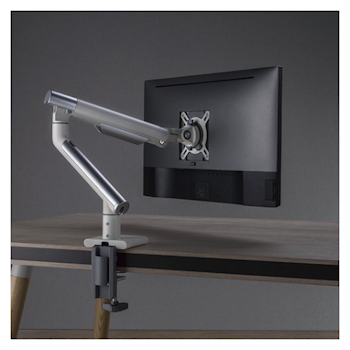 Product image of Brateck Single Monitor Premium Slim Aluminum Spring-Assisted Monitor Arm Fix Most 17"-32" - White - Click for product page of Brateck Single Monitor Premium Slim Aluminum Spring-Assisted Monitor Arm Fix Most 17"-32" - White