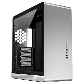 Product image of Jonsbo UMX6 Silver ATX Case with Tempered Glass Window - Click for product page of Jonsbo UMX6 Silver ATX Case with Tempered Glass Window