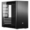 A product image of Jonsbo V9 Black mATX Case with Tempered Glass Window