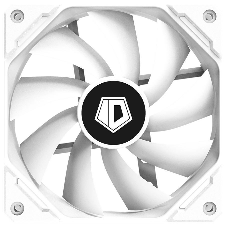 A large main feature product image of ID-COOLING TF Series 120mm ARGB PWM Fan (White)