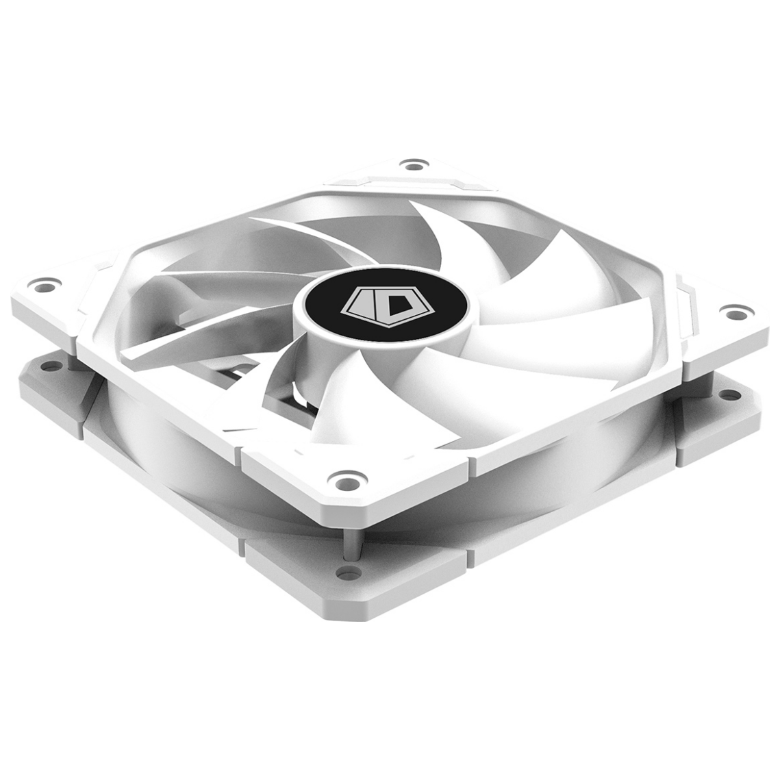 A large main feature product image of ID-COOLING TF Series 120mm ARGB PWM Fan (White)