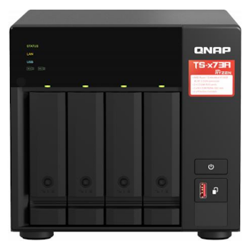 Product image of QNAP TS-473A-4G 2.2GHz 4GB 4 Bay NAS Enclosure - Click for product page of QNAP TS-473A-4G 2.2GHz 4GB 4 Bay NAS Enclosure