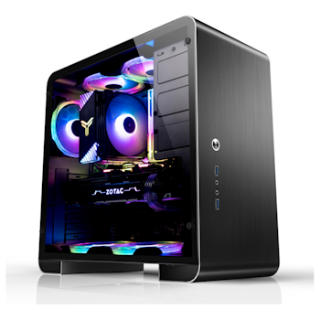 Product image of Jonsbo U4 PLUS Black ATX Case w/Tempered Glass Side Panel - Click for product page of Jonsbo U4 PLUS Black ATX Case w/Tempered Glass Side Panel