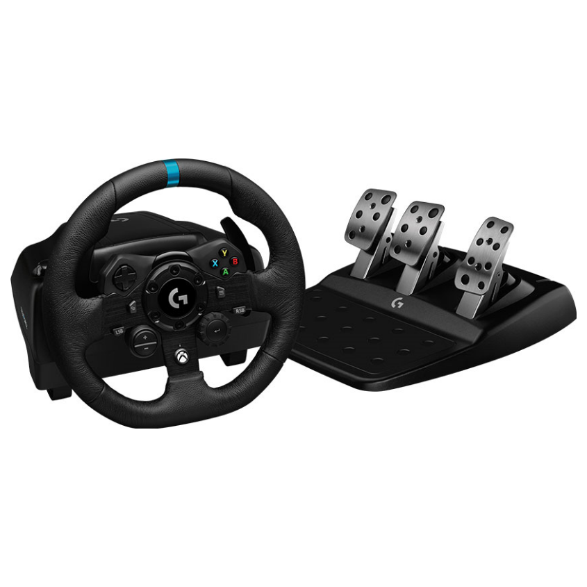 A large main feature product image of Logitech G923 TRUEFORCE Sim Racing Wheel for Xbox & PC