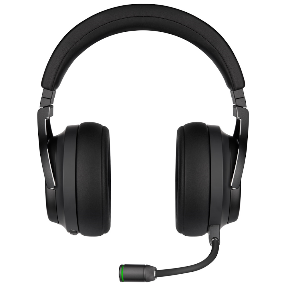 A large main feature product image of Corsair VIRTUOSO RGB WIRELESS XT High-Fidelity Gaming Headset — Slate