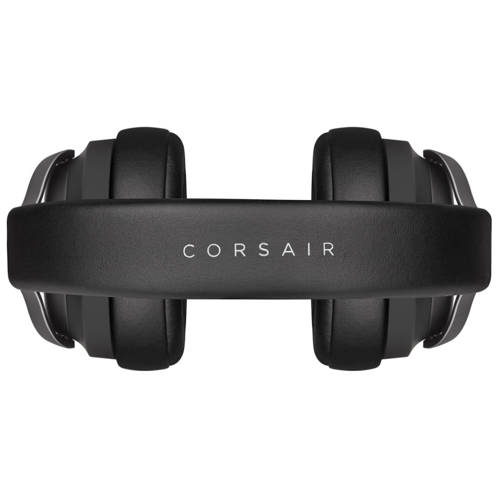 A large main feature product image of Corsair VIRTUOSO RGB WIRELESS XT High-Fidelity Gaming Headset — Slate