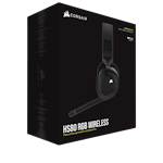 A small tile product image of Corsair HS80 RGB WIRELESS Premium Gaming Headset with Spatial Audio (Carbon)