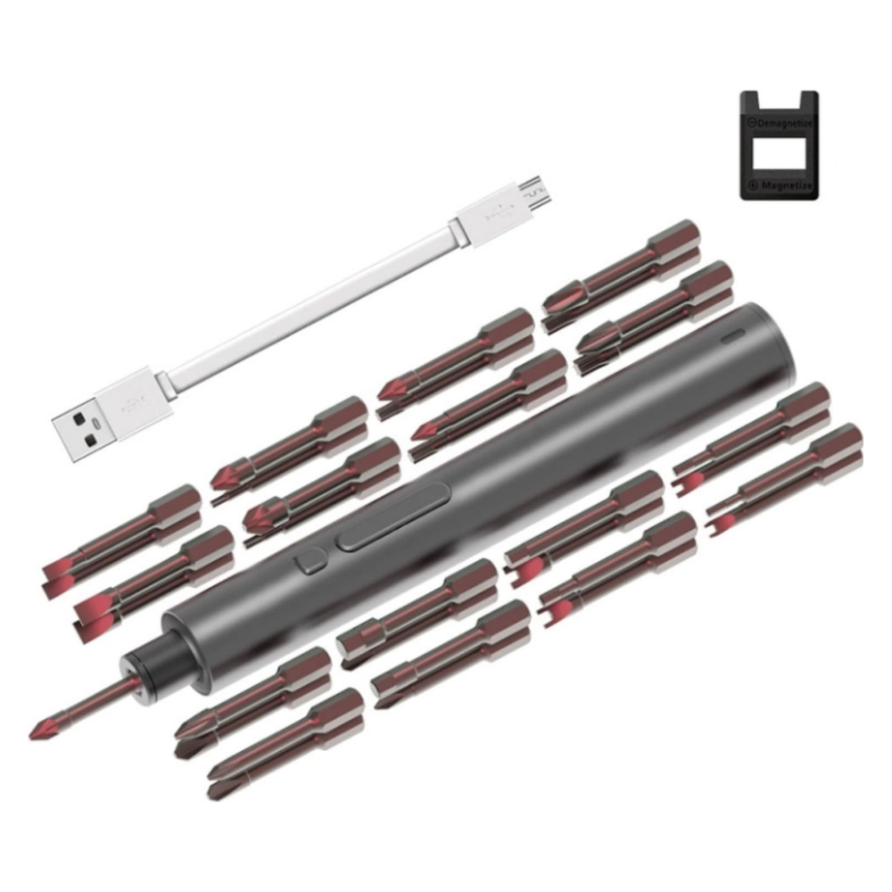 A large main feature product image of King'sdun 35 in 1 Electric Rechargable Screwdriver Kit
