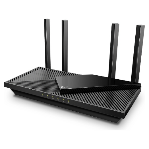 A large main feature product image of TP-Link Archer AX55 - AX3000 Dual-Band Wi-Fi 6 Router