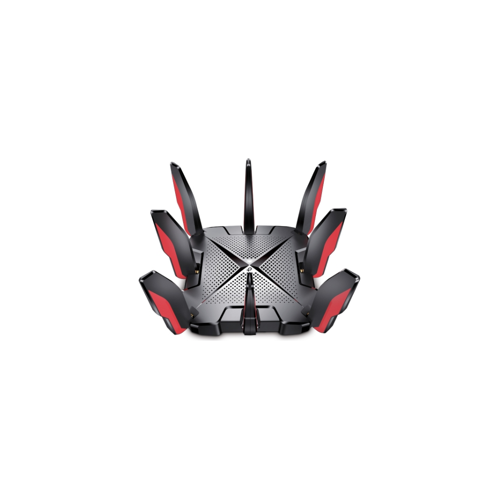A large main feature product image of TP-Link Archer GX90 - AX6600 Tri-Band Wi-Fi 6 Gaming Router