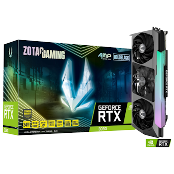 Product image of ZOTAC GAMING GeForce RTX 3090 AMP Extreme Holo 24GB GDDR6X - Click for product page of ZOTAC GAMING GeForce RTX 3090 AMP Extreme Holo 24GB GDDR6X