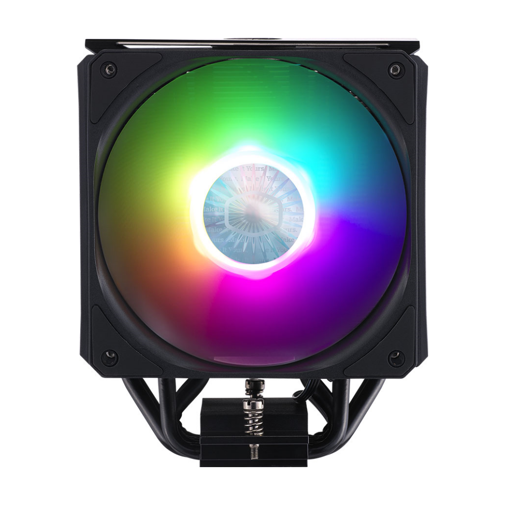 A large main feature product image of Cooler Master MasterAir MA612 Stealth ARGB CPU Cooler