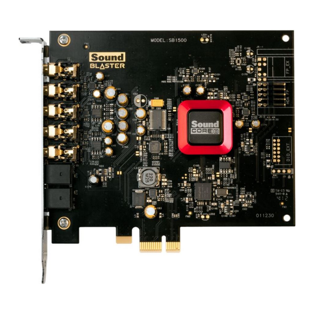 A large main feature product image of Creative Sound Blaster Z SE PCIe Sound Card