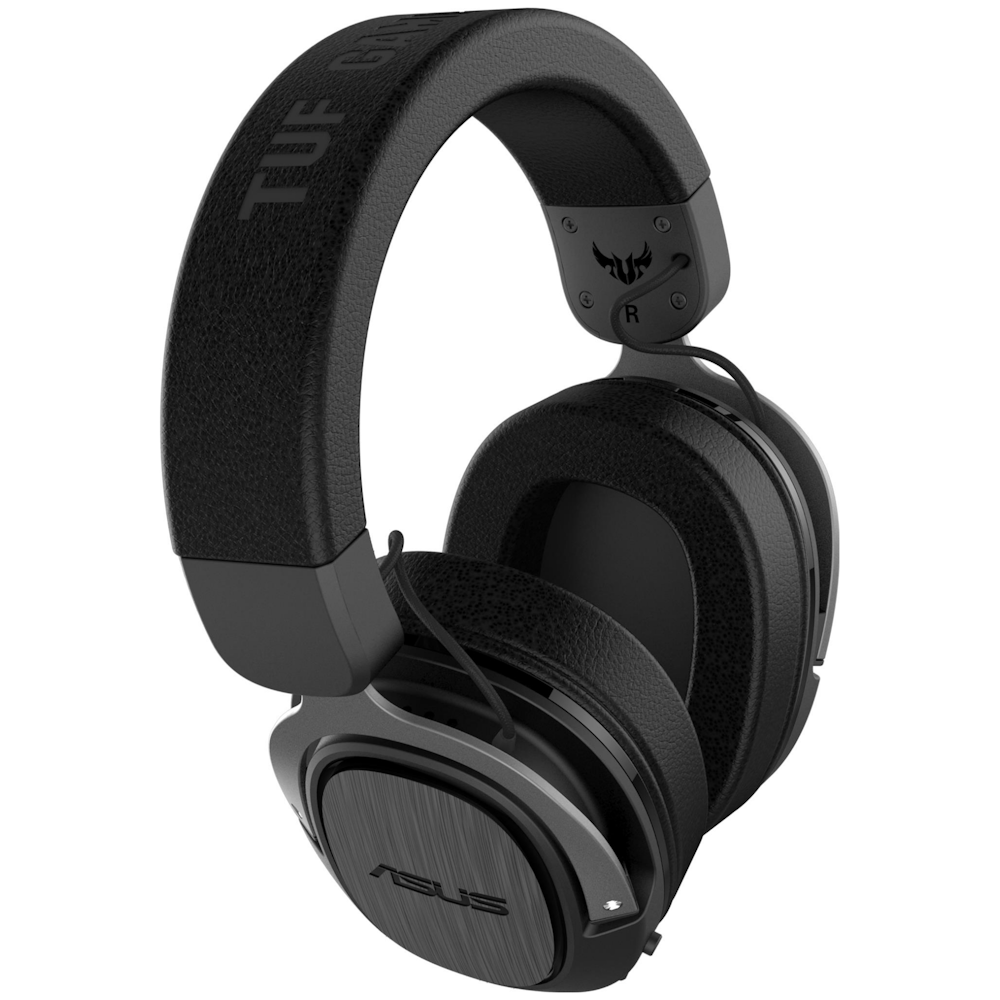 A large main feature product image of ASUS TUF Gaming H3 Wireless Gaming Headset