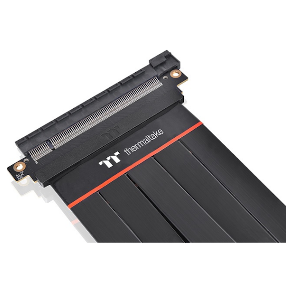 A large main feature product image of Thermaltake Premium PCIe 4.0 16X Riser Cable - 300mm