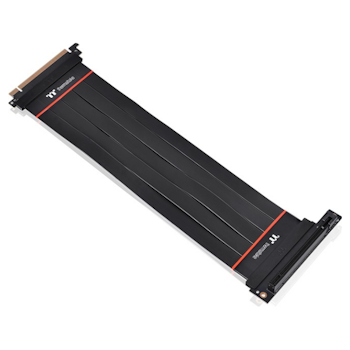 Product image of Thermaltake PCI-E 4.0 Riser Cable Express Extender 16X - 300mm with 90 degree adapter - Click for product page of Thermaltake PCI-E 4.0 Riser Cable Express Extender 16X - 300mm with 90 degree adapter