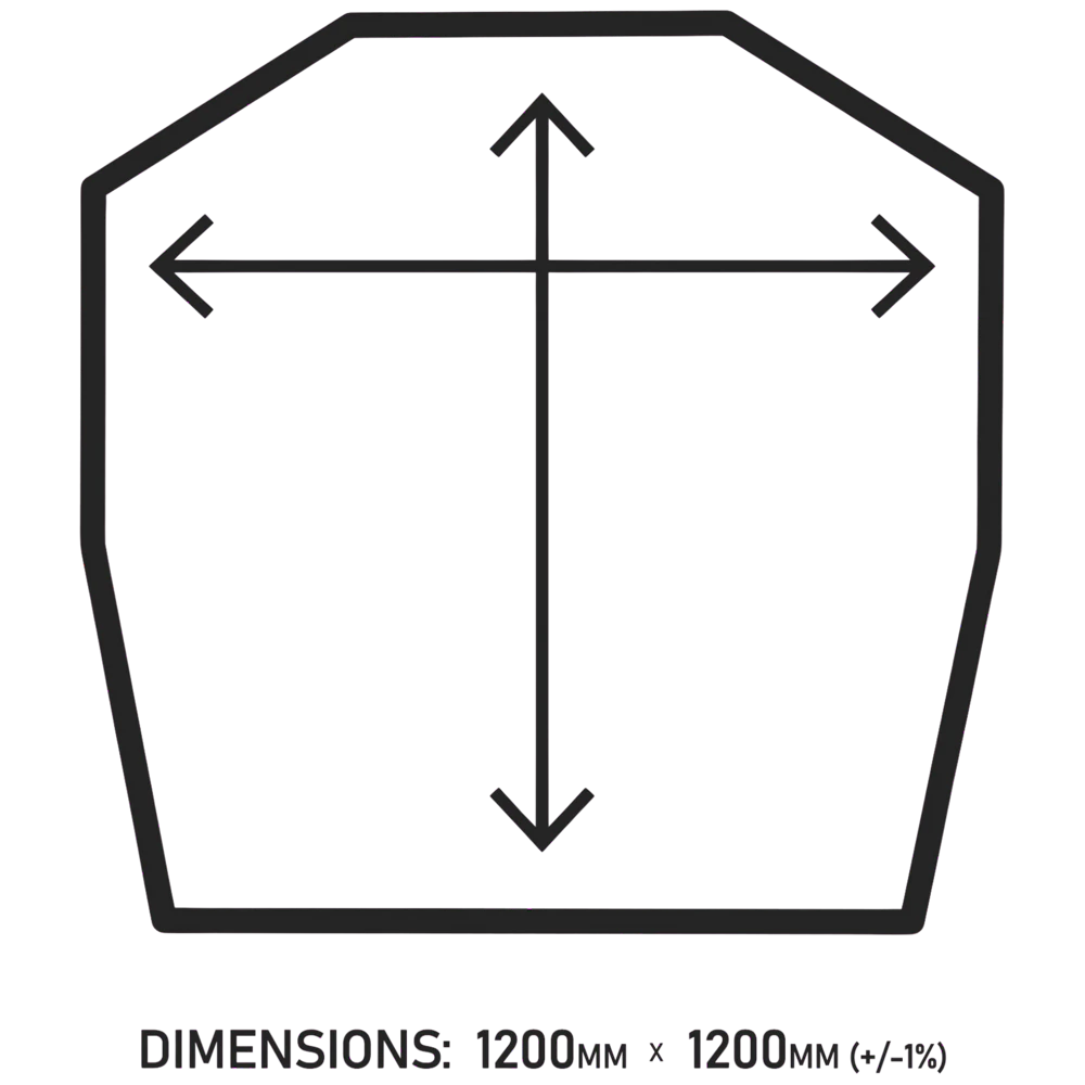 A large main feature product image of BattleBull Zoned Floor Chair Mat - Tracks Neon
