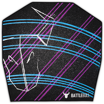 Product image of BattleBull Zoned Floor Chair Mat - Tracks Neon - Click for product page of BattleBull Zoned Floor Chair Mat - Tracks Neon