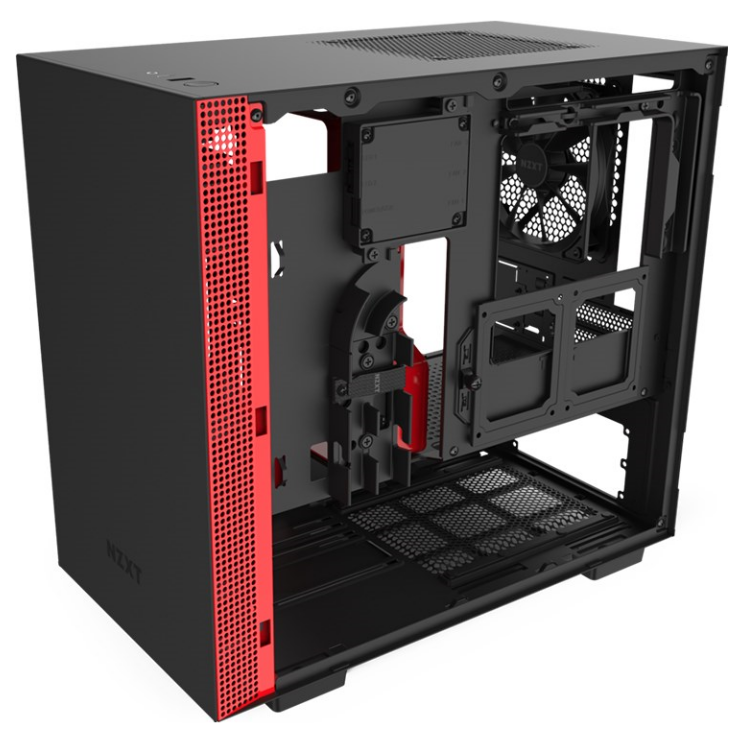 nzxt h200 mini itx tower case