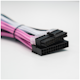 A small tile product image of GamerChief Elite Series 24-Pin ATX 30cm Sleeved Extension Cable (Pink/White/Black)
