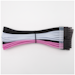 A product image of GamerChief Elite Series 24-Pin ATX 30cm Sleeved Extension Cable (Pink/White/Black)