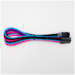 A product image of GamerChief Elite Series 8-Pin EPS 30cm Sleeved Extension Cable (Blue / Pink / Purple / Black)