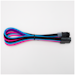 A product image of GamerChief Elite Series 8-Pin EPS 30cm Sleeved Extension Cable (Blue/Pink/Purple/Black)