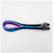 A product image of GamerChief Elite Series 8-Pin PCIe 30cm Sleeved Extension Cable (Blue / Pink / Purple / Black)