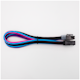 A small tile product image of GamerChief Elite Series 8-Pin PCIe 30cm Sleeved Extension Cable (Blue / Pink / Purple / Black)