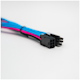 A small tile product image of GamerChief Elite Series 6-Pin PCIe 30cm Sleeved Extension Cable (Blue / Pink / Purple / Black)
