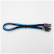 A small tile product image of GamerChief Elite Series 6-Pin PCIe 30cm Sleeved Extension Cable (Blue/White/Black)