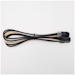 A product image of GamerChief Elite Series 8-Pin EPS 30cm Sleeved Extension Cable (Gold/White/Black)
