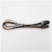 A product image of GamerChief Elite Series 8-Pin PCIe 30cm Sleeved Extension Cable (Gold/White/Black)