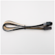 A small tile product image of GamerChief Elite Series 8-Pin PCIe 30cm Sleeved Extension Cable (Gold/White/Black)