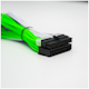A small tile product image of GamerChief Elite Series 24-Pin ATX 30cm Sleeved Extension Cable (Green/White/Black)