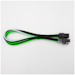 A product image of GamerChief Elite Series 6-Pin PCIe 30cm Sleeved Extension Cable (Green/White/Black)