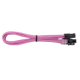 A small tile product image of GamerChief Elite Series 8-Pin EPS 30cm Sleeved Extension Cable (Pink/White)