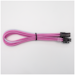 A product image of GamerChief Elite Series 8-Pin PCIe 30cm Sleeved Extension Cable (Pink/White)