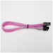 A product image of GamerChief Elite Series 6-Pin PCIe 30cm Sleeved Extension Cable (Pink/White)