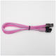 A small tile product image of GamerChief Elite Series 6-Pin PCIe 30cm Sleeved Extension Cable (Pink/White)