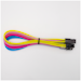 A product image of GamerChief Elite Series 8-Pin EPS 30cm Sleeved Extension Cable (Yellow / Light Pink / Pink / Blue / White)