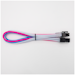 A product image of GamerChief Elite Series 6-Pin PCIe 30cm Sleeved Extension Cable ( Pink / Blue / White)