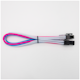 A small tile product image of GamerChief Elite Series 6-Pin PCIe 30cm Sleeved Extension Cable ( Pink / Blue / White)