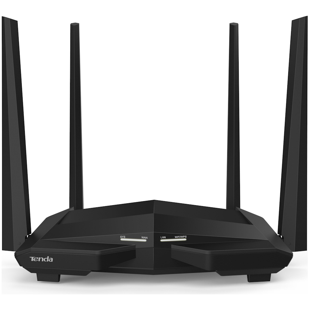 A large main feature product image of Tenda AC10 AC1200 Smart Dual-Band Wireless Router
