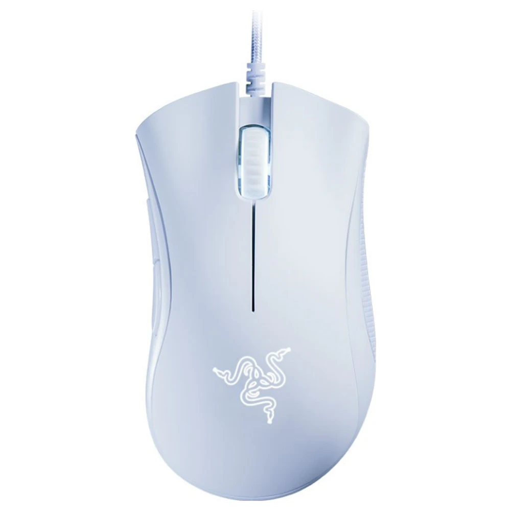 Razer DeathAdder Essential - Wired Ergonomic Gaming Mouse (White)
